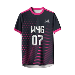 Maillots de football personnalisés pour hommes, respirants, imprimés numériquement, à séchage rapide, en polyester et nylon, maillots de football personnalisés - Product Image 4