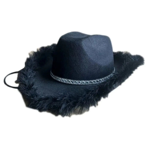 Chapeau de cowboy d'extérieur durable pour le ranch, fournisseur de marque privée, chapeau de cowboy à paillettes pour femme - Product Image 4
