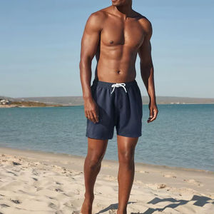 Shorts de Baño para Hombre de Cintura Elástica y Corte Medio, 100% Poliéster Elástico, Ropa de Playa al Por Mayor de Fazn Industry - Product Image 1