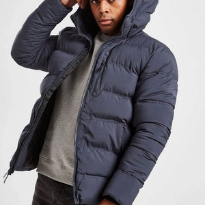 Vêtements pour hommes, style streetwear décontracté, prix bas, vestes à bulles entièrement personnalisées, veste à fermeture éclair avec capuche - Product Image 5