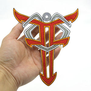 Custom Embroidered Applique Badge Iron <b>On</b> Heat Press <b>Sew</b> <b>On</b> <b>Patch</b> for Clothing Jackets Hats Jeans Uniforms with Custom 3D Logo - Product Image 2