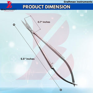Nuevas Tijeras de Precisión para Cutículas y Cejas con Mango Recto y Redondo, Servicio OEM ODM, Tijeras de Belleza Profesionales - Product Image 6