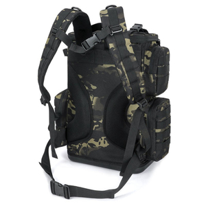 <b>40L</b> Tactical Fishing <b>Backpack</b> MOLLE System Multi-Pocket Rod Holder Waterproof Camo Tackle Bag Outdoor - Product Image 3