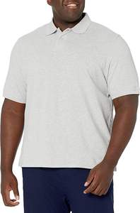 Camisetas Polo Negras Lisas con Logotipo Personalizado, de Alta Calidad, Casuales, para Exteriores, de Secado Rápido, para Golf, con Cuello Chino, para Hombre - Product Image 3