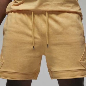 Pantalones Cortos Bermuda de Algodón Gris Sólido para Hombre, Cintura Elástica con Cordón, Tejido de Punto Informal, Transpirable, Corte Medio - Product Image 6