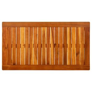 Mesa de Centro de Madera Maciza de Acacia, Mesa de Exterior Natural - Product Image 4