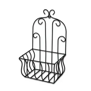 Support mural en métal galvanisé pour plantes, porte-pot de fleurs pour intérieur, extérieur, jardin, balcon, étagère d'angle, présentoir mural - Product Image 1