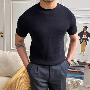 เสื้อยืดผู้ชายดีไซน์ใหม่ล่าสุด ดีไซน์สวยที่สุด สไตล์ใหม่ล่าสุด เสื้อยืดแขนสั้นลำลองสำหรับผู้ชาย - Product Image 6