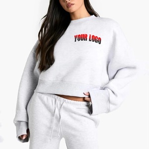 Sweat-shirt personnalisé pour femmes créatrices, avec logo, col rond, pour YouTuber, influenceuses, marques de mode, impression DTF DTG - Product Image 1