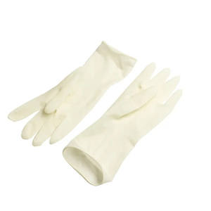 Gants chirurgicaux en nitrile stériles jetables sans poudre, blanc laiteux, pour examen médical - Product Image 1