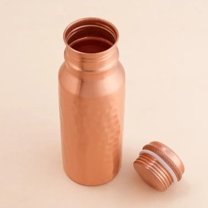 <b>Copper</b> <b>Water</b> <b>Bottle</b> Pure <b>Copper</b> Reusable Drinking <b>Bottle</b> For Home Office Travel Fitness Gym Sports Outdoor - Product Image 6