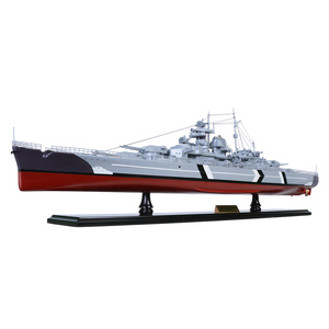 Modelo de Barco Bismarck de Madera Hecho a Mano, Decoración Náutica de Vietnam para Hoteles, Oficinas, Hogares y Regalos - Contacto para Venta al por Mayor - Product Image 3