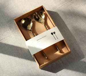 Ensemble de cuillères de service à fentes de haute qualité en acier inoxydable, grandes cuillères de service pour buffet et restaurant, cuillères de service de luxe pour plats - Product Image 5