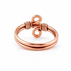 Bague en cuivre artisanale élégante pour le quotidien et les événements spéciaux, cadeau de mariage pour femme - Product Image 2