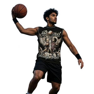 Custom Oversized Graphic Print Tank <b>Top</b> 100% Cotton New Trendy Vintage Style <b>Cropped</b> Sleeveless Trendy Streetwear available - Product Image 4