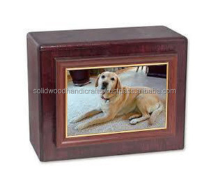 Cadre photo pour animaux de compagnie Urnes en bois Urnes funéraires faites à la main de haute qualité - Product Image 3