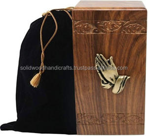 Wooden Urn <b>Box</b> <b>For</b> Human <b>Ashes</b> Funeral Cremation Urns <b>For</b> Male and Female High Quality Urns - Product Image 4