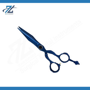 Personal Professional Salon Kit Barber Thinning Scissors & <b>Razor</b> Black Powder Coated Plasma Coated Paper Coated Pakistan - Product Image 3