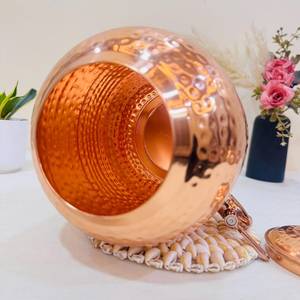Custom Engraved Copper Water Dispenser Handmade Copper <b>Drinkware</b> Manufacturer Exporter - Product Image 4