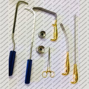 Juego de Instrumentos Innovadores para Cirugía de Senos, 8 Piezas, Acero Inoxidable, Juego de Retractores Manuales para Cirugía de Senos, CE - Product Image 5