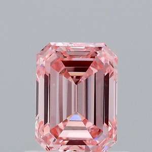 EMERALD 0,85 CTS FANCY VIVID PINK DIAMANTE SUELTO VVS2 VG EX Slight 6,17-4,54-3,08 67,8 64 - Product Image 1