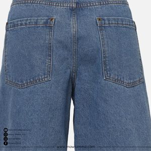 กางเกงยีนส์ขาสั้นผู้ชายพรีเมียมแบบดิสเทรส รุ่นคลาสสิควินเทจ คุณภาพสูง สำหรับฤดูร้อน ปี 2026 ขายส่ง - Product Image 6