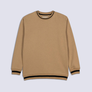 เสื้อสเวตเชิ้ตผู้ชายสีพื้น คอกลม ปักโลโก้ได้ ไซส์ผู้ใหญ่ สวมใส่สบายๆ ในฤดูหนาว แขนยาว - Product Image 1