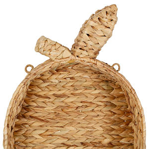 Étagère murale artisanale en jacinthe d'eau, forme poire, mignonne, pour enfants, présentoir décoratif pour fruits, vente en gros, fabricant vietnamien - Product Image 3