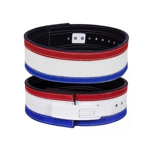 Cinturón de Levantamiento de Pesas de Cuero con Logotipo Personalizado, 10 mm de Grosor, Hebilla de Palanca Resistente, Cinturones para Gimnasio, Sentadillas, Protección de Cintura, Cinturones de Powerlifting - Product Image 1