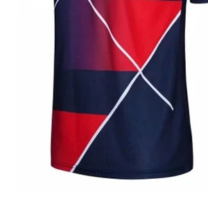 Maillot de football unisexe à col en V, manches courtes, impression sublimée, nom d'équipe personnalisé, couleurs contrastées, évacuation de l'humidité, sport - Product Image 5
