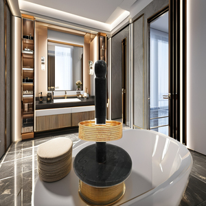 Organisateur de bracelet support en marbre/support de bracelet en marbre/organisateur de bijoux bracelet support de bijoux en marbre présentoir de bracelet en marbre - Product Image 5