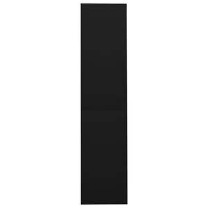 Armoire de bureau en acier noir avec verre trempé 35,4 x 15,7 x 70,9 pouces, armoires de classement - Product Image 3