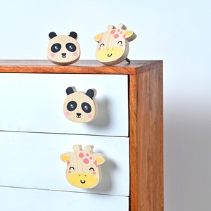 Handmade Pine Wood Cabinet Panda Natural Wood Kids Drawer <b>Knobs</b> <b>Dresser</b> Door Handles Cupboard Pulls Kitchen Cabinet <b>Knobs</b> - Product Image 5