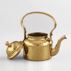 Ramadan Special Brass <b>Kettle</b> with Handmade Tea & Coffee Serving Pot for Iftar & Suhoor Elegant Traditional Design - Product Image 1