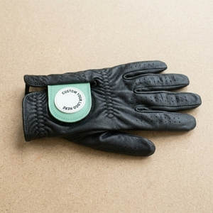 Gant de golf personnalisé en cuir Cabretta pour gaucher, antidérapant, en cuir souple avec panneaux perforés, ajustement flexible pour la main, fermeture sportive au poignet, OEM, marque privée - Product Image 3