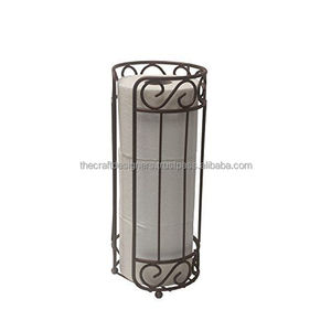 Portarrollos de Papel Higiénico de Hierro Forjado con un Hermoso Trabajo de Metal, Ofrece una Decoración Elegante y una Construcción Sólida - Product Image 1