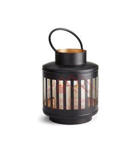 <b>Black</b> Finished <b>Candle</b> <b>Lantern</b> <b>With</b> Glass Votive Matt <b>Black</b> <b>Candle</b> <b>Lantern</b> - Product Image 1