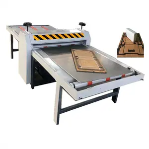 Máquina de troquelado plana con plataforma semiautomática, máquina troqueladora para caja de cartón corrugado, caja de cartón