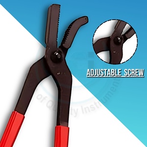 Alicates de cocodrilo con logotipo personalizado, instrumento quirúrgico de acero inoxidable para el cuidado de la vida Veterinaria con mango recubierto de plástico - Product Image 3