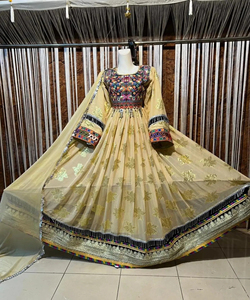 Vestidos de novia de diseño pakistaní e indio, vestidos largos para fiesta de bodas, vestido maxi afgano Kuchi, ropa para mujer, vestido afgano - Product Image 2