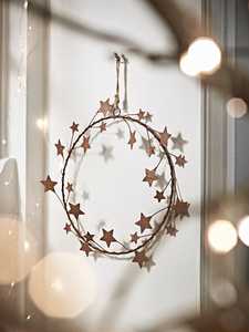 Wreath Christmas Decoration Handicraft Traditional Style Wall <b>Hanging</b> Ornament - Product Image 2
