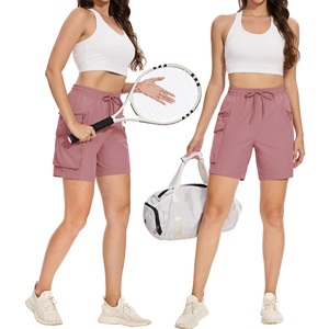 Shorts à poches zippées pour femmes, vêtements d'extérieur, vêtements de sport, randonnée, shorts pratiques pour femmes, protection UV - Product Image 5