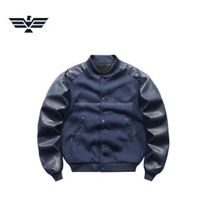 Chaqueta Universitaria Personalizada para Hombre, Cuerpo de Lana de Alta Calidad, Mangas de Poliéster/Algodón, Estilo Clásico de Béisbol, Bordada, Recubierta, Talla XL - Product Image 4