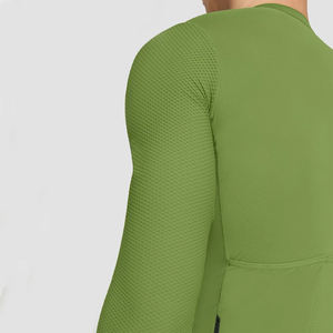 Jersey de Ciclismo de Manga Larga, Compresión Ligera, Transpirable, de Secado Rápido, Personalizable al por Mayor, para Hombre y Mujer - Product Image 4