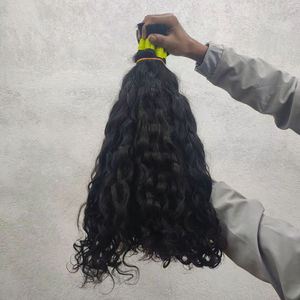 Extensions de cheveux indiens bruts non traités à ondulations lâches / Grossiste en cheveux humains indiens 100 % naturels d'Inde - Product Image 4