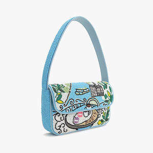 Bolso de Lujo Hecho a Mano con Cuentas y Correa Desmontable - Product Image 1