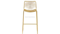 Vente chaude De Luxe Velours En Métal Poufs Coiffeuse Vanité Tabouret avec Support En Bois Décor À La Maison Accessoire