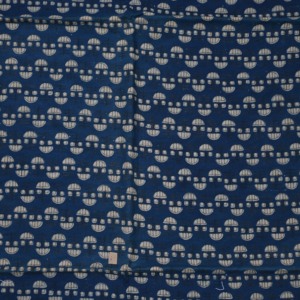 Tissu en coton indigo biologique fait main, style Kalamkari, avec imprimé floral, pour Kurtis, robes, coussins, draps de lit - Product Image 6