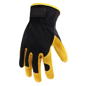 Premium Quality Cowhide Leather <b>Gloves</b> For Construction Assembly Garden <b>Gloves</b> Hand Protection Safety Soft <b>Driver</b> <b>Gloves</b> - Product Image 6
