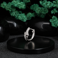 Cincin Hidung Mewah Perak Sterling 925 dengan Moissanite |   Anting Hidung Warna D VVS |   Anting Hidung Berlian |   Perhiasan Tindik Tubuh Hadiah Wanita